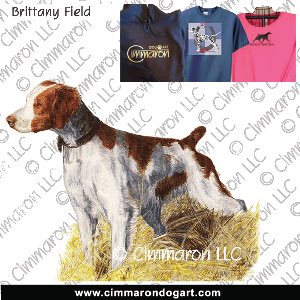 britt042t - Brittany in Field Custom Shirts