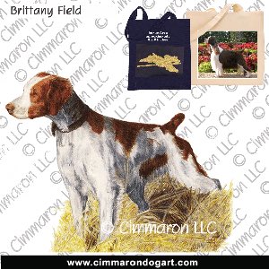 britt042tote - Brittany In Field Tote Bag