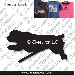 clumber004t - Clumber Spaniel Jumping Custom Shirts