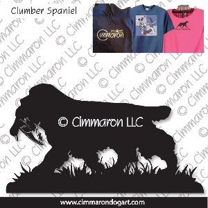 clumber005t - Clumber Spaniel Field Custom Shirts