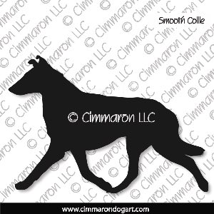 collie-s-010d - Collie Smooth Gaiting Decal
