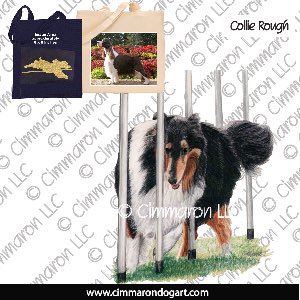 collie-r-005tote - Collie Tri Weaves Tote Bag