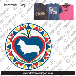 corgi017t - Pembroke Welsh Corgi Hex Custom Shirts