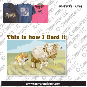 corgi018t - Pembroke Welsh Corgi-Thats what I herd Custom Shirts