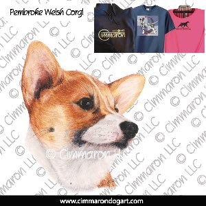 corgi022t - Pembroke Welsh Corgi Puppy-Tipped Custom Shirts