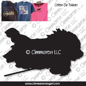 coton005t - Coton de Tulear Jumping Custom Shirts