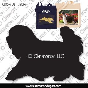 coton003tote - Coton De Tulear Gaiting Tote Bag