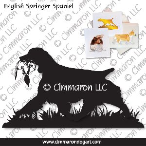 ess009n - English Springer Spaniel Field Note Cards