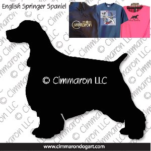 ess001t - English Springer Spaniel Custom Shirts