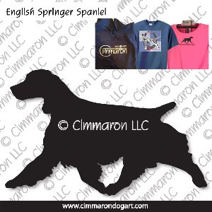 ess003t - English Springer Spaniel Gaiting Custom Shirts