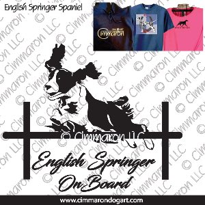 ess008t - English Springer Spaniel Field Custom Shirts