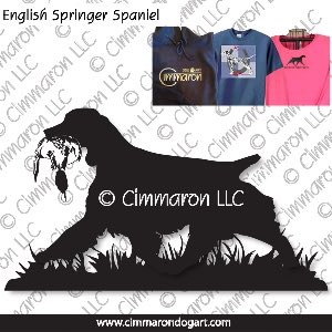 ess009t - English Springer Spaniel On Board Custom Shirts