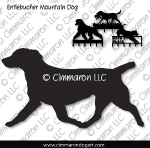 entle002h - Entlebucher Mountain Dog Gaiting Bob Tail Leash Rack