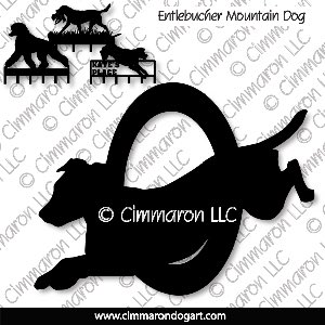 entlet010ls - Entlebucher Mountain Dog Agility MACH Bars-Rosette Bars