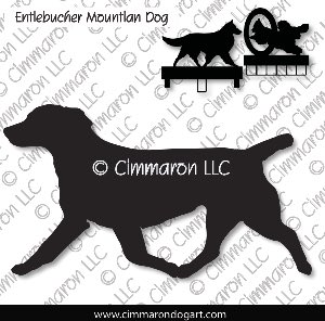 entle002ls - Entlebucher Mountain Dog Gaiting Bob Tail MACH Bars-Rosette Bars