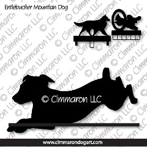 entle005ls - Entlebucher Mountain Dog Jumping Bob Tail MACH Bars-Rosette Bars