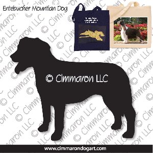 entle006tote - Entlebucher Mountain Dog Tote Bag