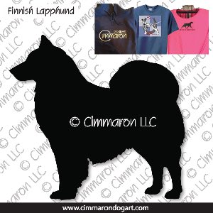 fl001t - Finnish Lapphund Custom Shirts