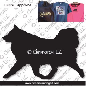 fl002t - Finnish Lapphund Gaiting  Custom Shirts