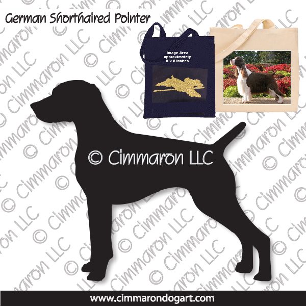 gsp001tote - German Shorthaired Pointer Tote Bag