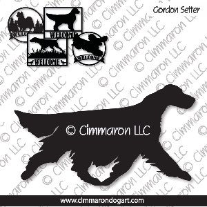 gordon004s - Gordon Setter Moving House and Welcome Signs