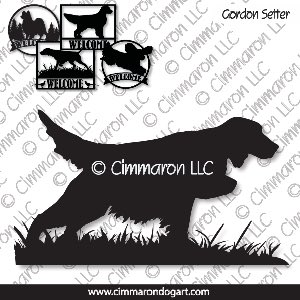 gordon009s - Gordon Setter Fields House and Welcome Signs