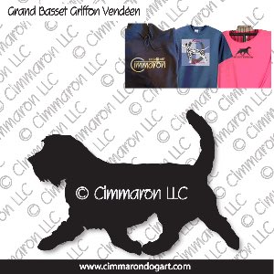 gbgvhd002t - Grand Basset Griffon Vendeen Gaiting Custom Shirts