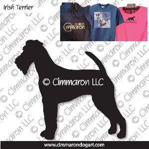 irter001t - Irish Terrier Custom Shirts