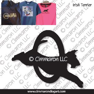irter003t - Irish Terrier Agility Custom Shirts