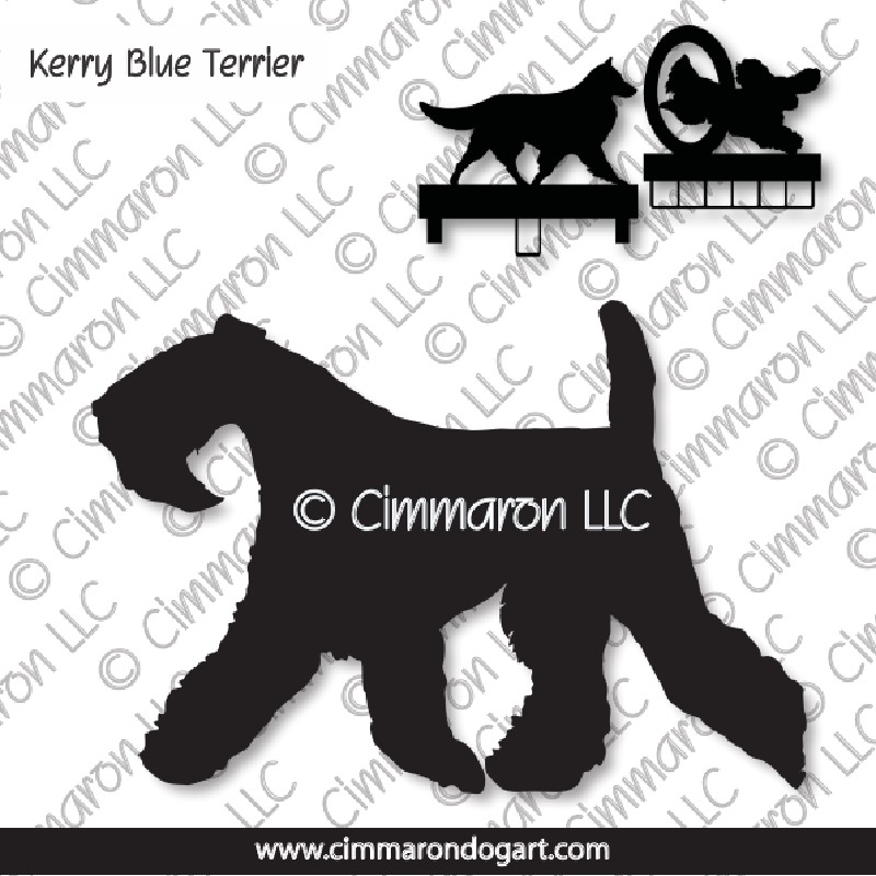 kerryblue002ls - Kerry Blue Terrier Gaiting MACH Bars-Rosette Bars