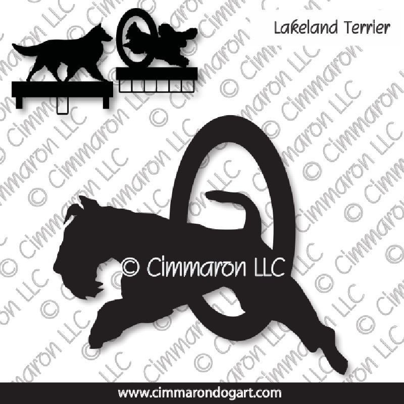 lakeland003ls - Lakeland Terrier Agility MACH Bars-Rosette Bars