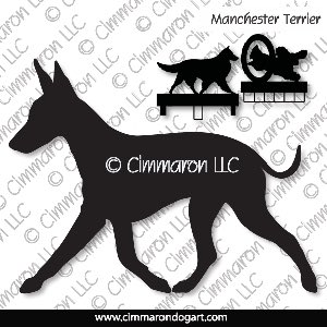 man-ter002ls - Manchester Terrier Gaiting MACH Bars-Rosette Bars