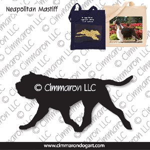 neap003tote - Neapolitan Mastiff Gaiting Tote Bag