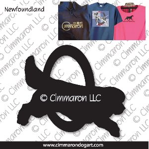 newf005t - Newfoundland Agility Custom Shirts