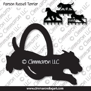 p-russell005h - Parson Russell Terrier Agility Leash Rack
