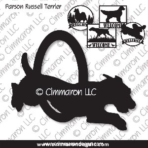 p-russell005s - Parson Russell Terrier Agility House and Welcome Signs