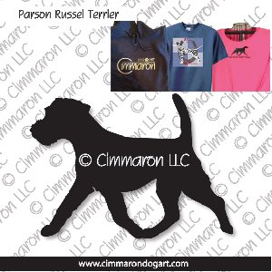 p-russell003t - Parson Russell Terrier Gaiting Custom Shirts
