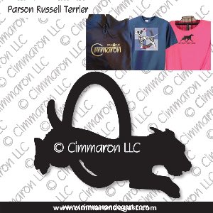 p-russell005t - Parson Russell Terrier Agility Custom Shirts
