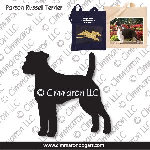 p-russell001tote - Parson Russell Terrier Tote Bag