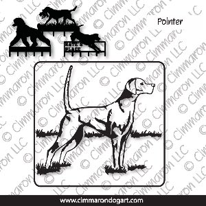 pointer008h - Pointer Line Art House and Welcome Signs