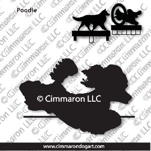 poodle009ls - Poodle Jumping Puppy Cut MACH Bars-Rosette Bars