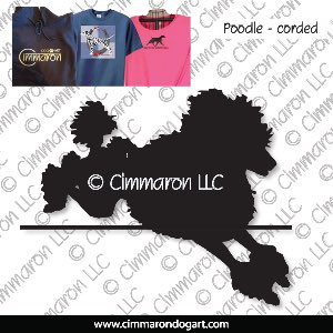 poodle013t - Poodle Corded Jumping Custom Shirts
