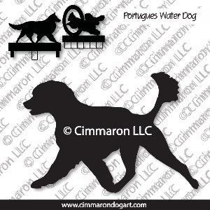 pwd002ls - Portuguese Water Dog Gaiting MACH Bars-Rosette Bars