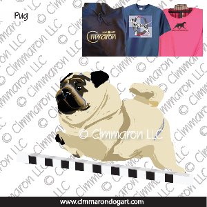 pug011t - Pug Buff Jumping Custom Shirts