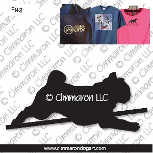 pug007t - Pug Buff Line Custom Shirts