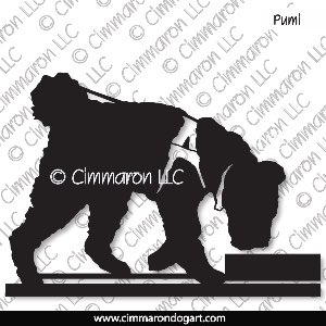 pumi013d - Pumi Scent Work Decal