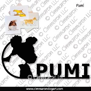pumi011n - Pumi Herding-Sheep Note Cards