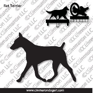 rat002ls - Rat Terrier Gaiting MACH Bars-Rosette Bars