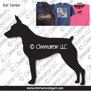 rat001t - Rat Terrier Custom Shirts