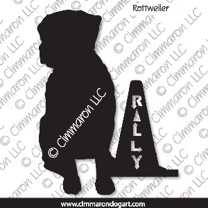 rot008d - Rottweiler Rally Decal